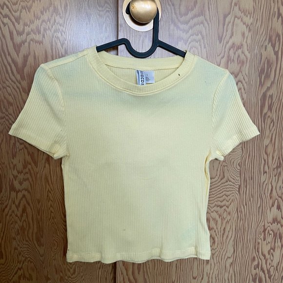 H&M Cropped Rib Top - Picture 1 of 2